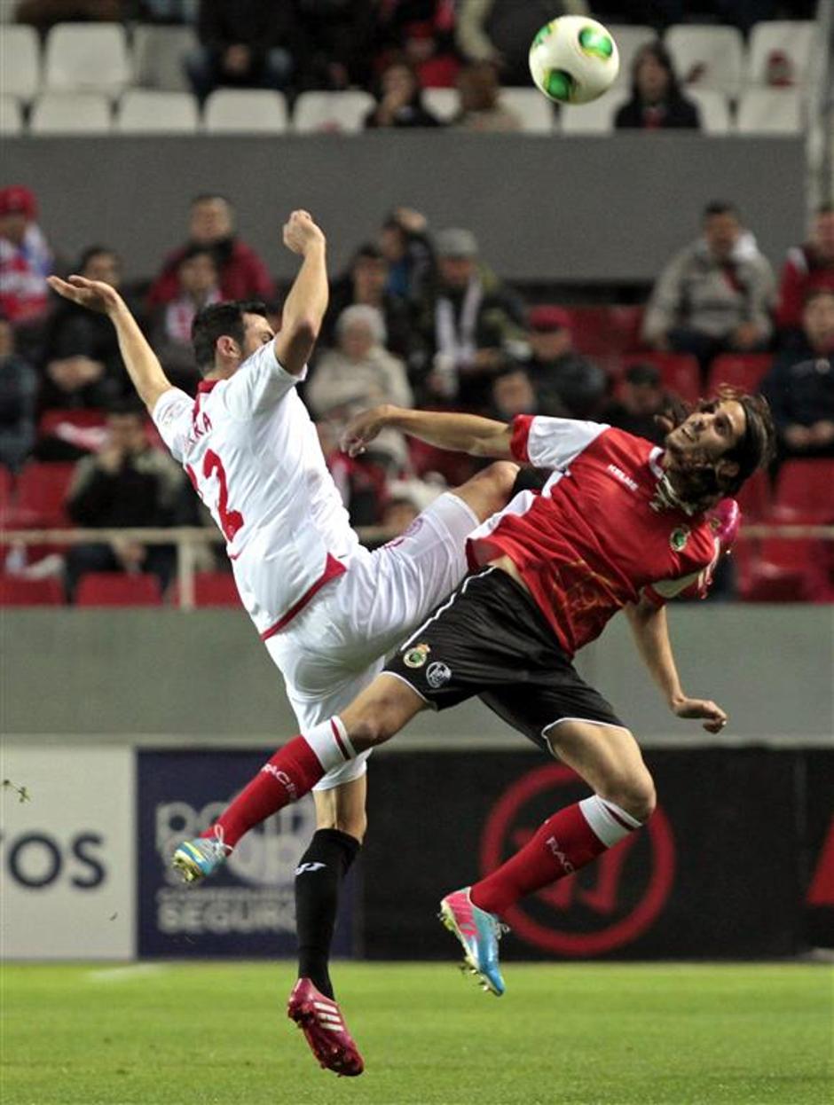 Iborra Mariano Sanz Sevilla Racing Santander Španija pokal Copa del Rey | Avtor: EPA