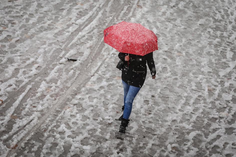 sneg Ljubljana Slovenija