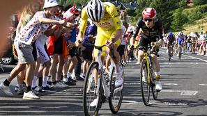 Tadej Pogačar in Jonas Vingegaard