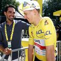 Alberto Contador in Tadej Pogačar