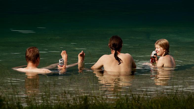 Osvežitev v Bohinjskem jezeru