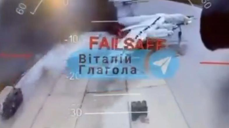 Ukrajinski napad z droni na ruska letala