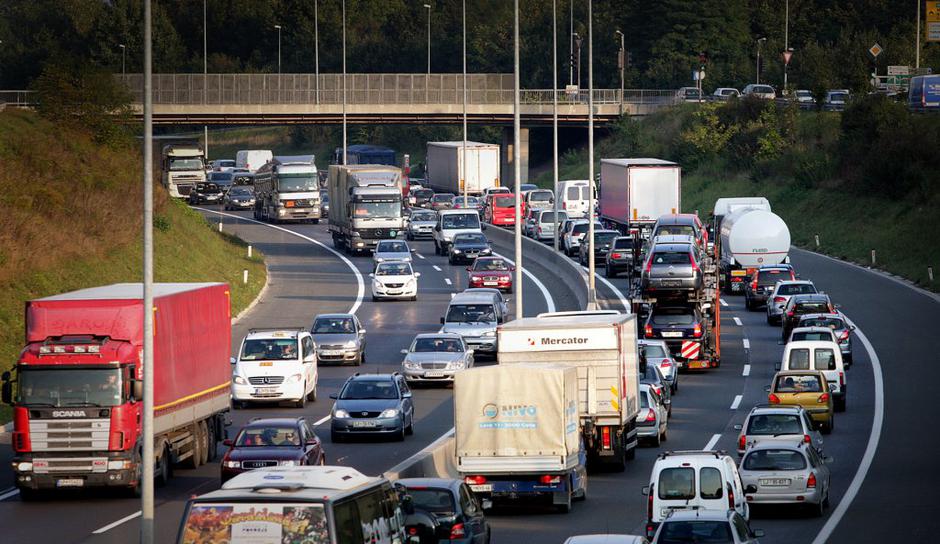 Gneča na obvoznici | Avtor: Boštjan Tacol