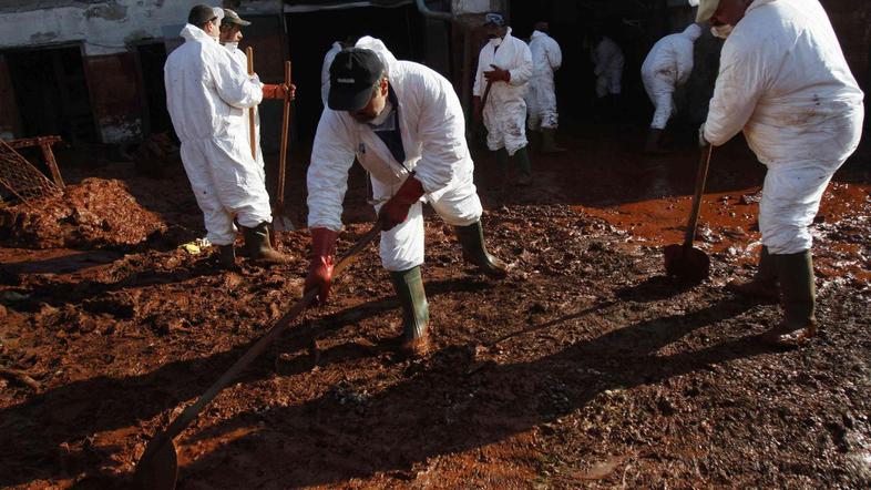 Čiščenje strupene snovi je v polnem teku. (Foto: Reuters)