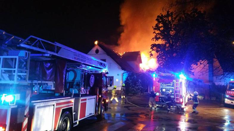 Požar kitajske restavracije v Dravljah