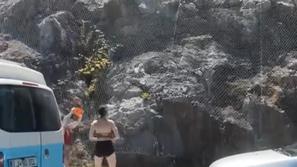 Zastoj na avtocesti - igra s frizbijem