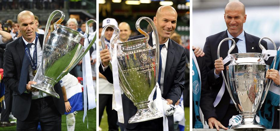 zinedine zidane liga prvakov pokal | Avtor: Epa