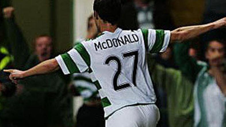 McDonald je Celticu prinesel zmago.