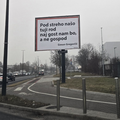 plakat z Gregorčičevim verzom