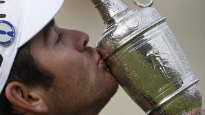 Presrečni Louis Oosthuizen. (Foto: Reuters)