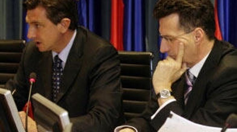 Premier Pahor in generalni sekretar Cvikl sta imela v preteklosti nekaj težav. (