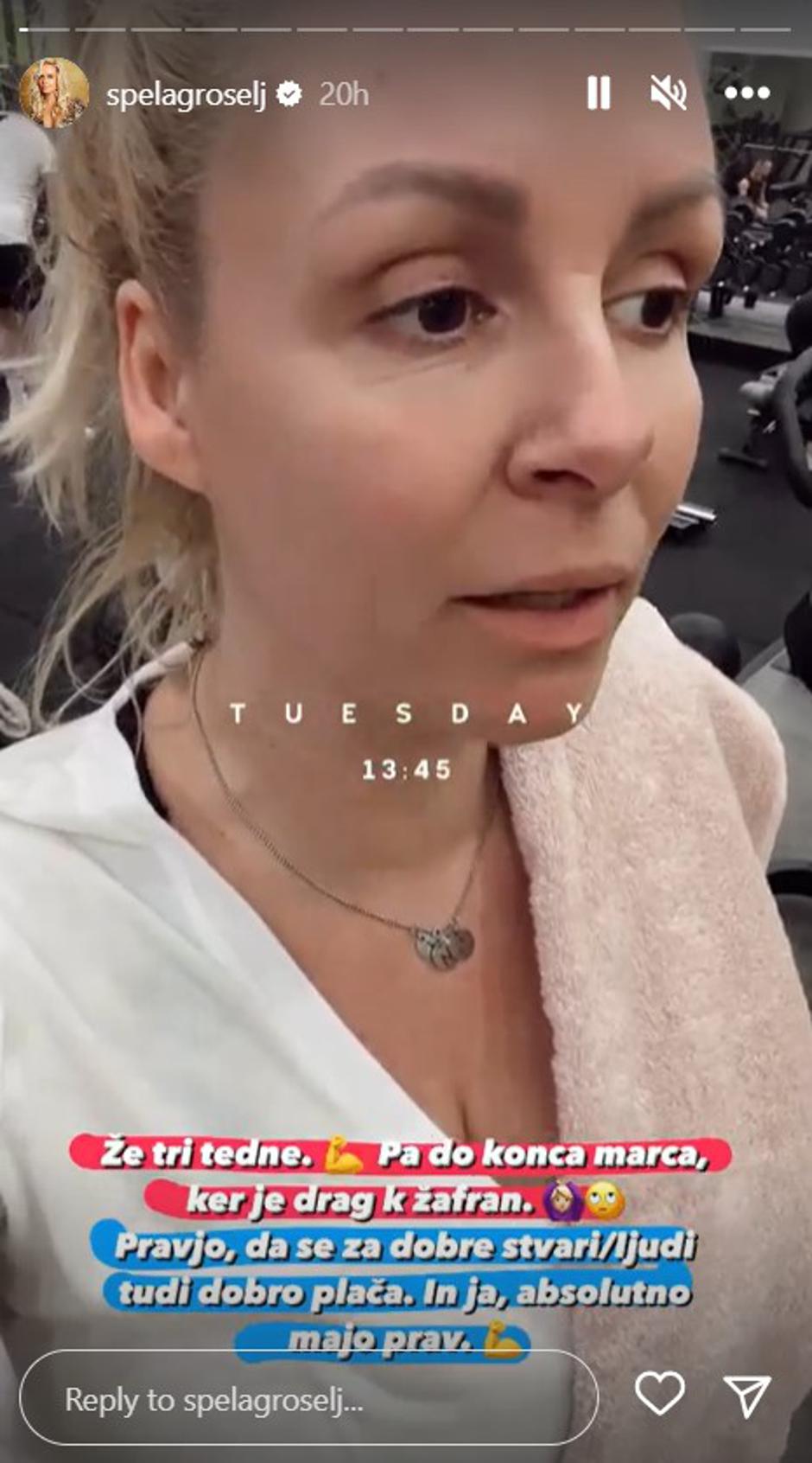 Špela Grošelj | Avtor: Instagram