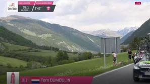 Tom Dumoulin postanek Giro