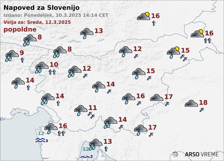 Vreme 12. 3. 2025 | Avtor: Arso