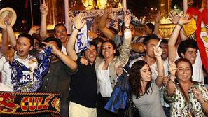 Takole so si dali duška navijači Reala iz Madrida. (Foto: as.com)