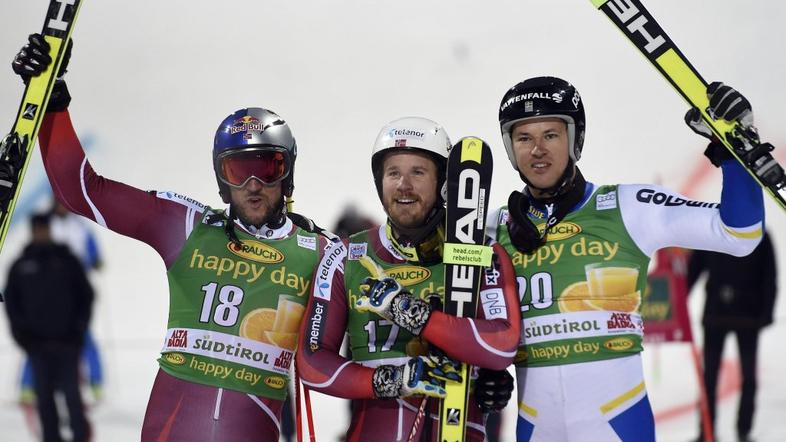 Aksel Lund Svindal, Kjetil Jansrud, Andre Myhrer