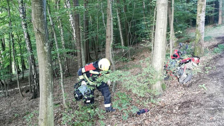 Prometna nesreča motorista