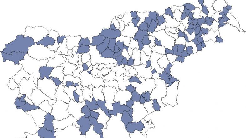 Občine z manj kot 5.000 prebivalci