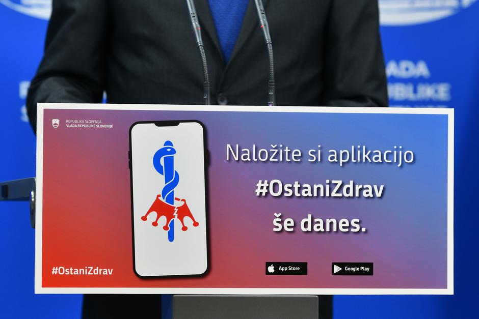 aplikacija ostani zdrav | Avtor: Tamino Petelinšek/STA