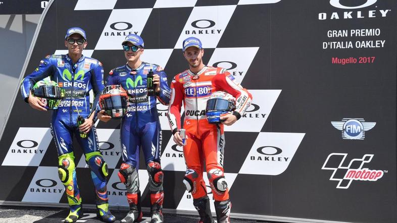 Valentino Rossi, Maverick Vinales, Andrea Dovizioso