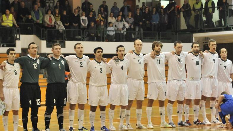 Futsal: Slovenija : Nizozemska 3:4