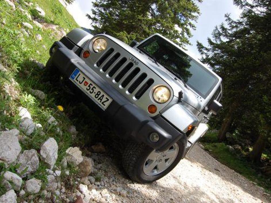 Jeep Wrangler se veliko bolje znajde na težko dostopnih terenih kot na avtocesti