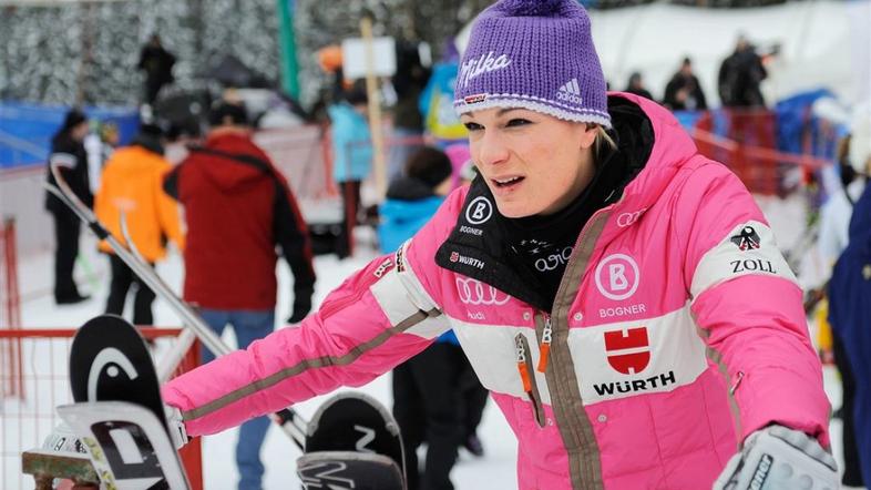 Höfl Riesch Lake Louise trening smuk