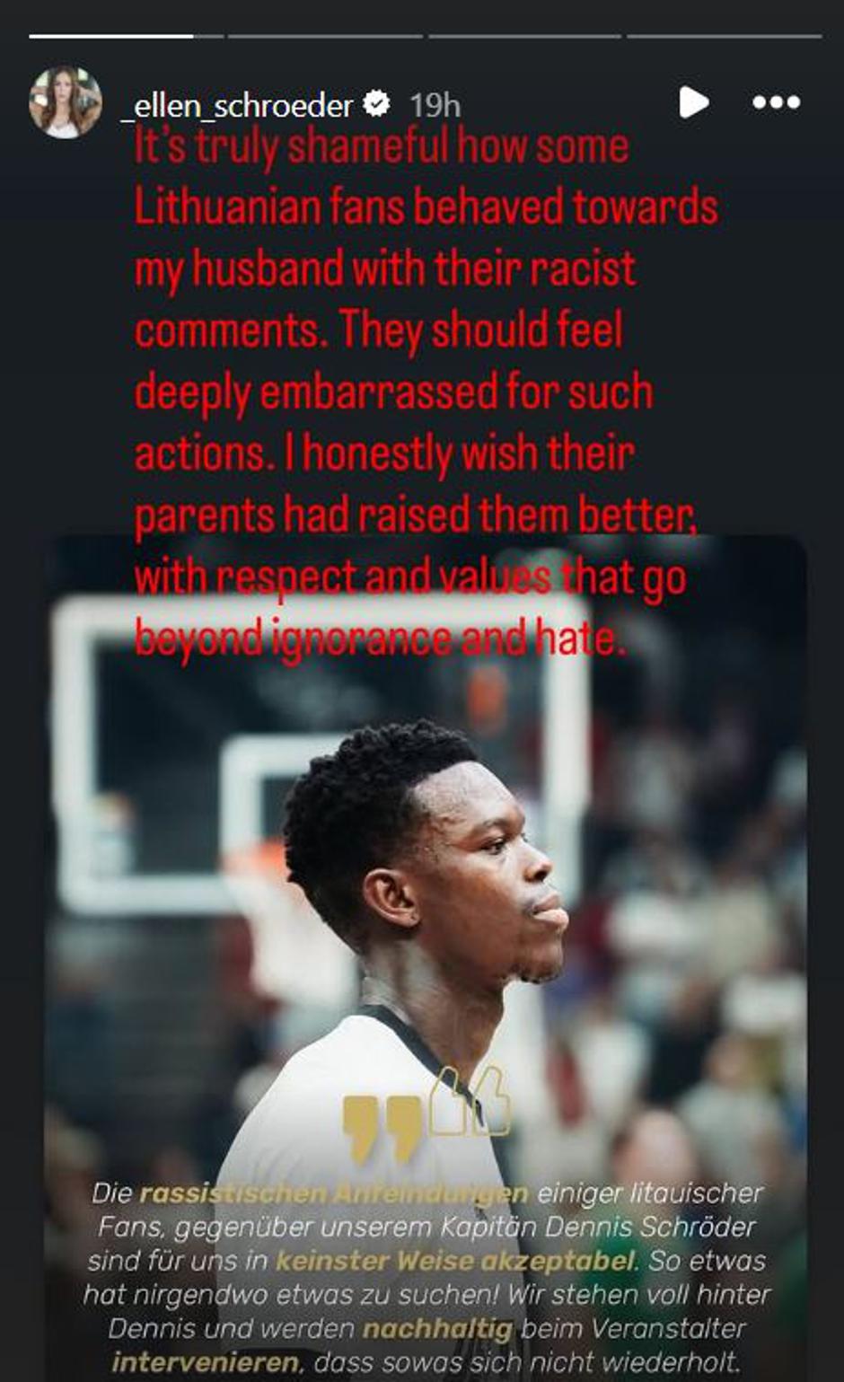 Rasistične žaljivke na račun Dennisa Schröderja | Avtor: Instagram