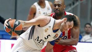 Collins Rudy Fernandez Real Madrid Olympiacos Olympiakos Evroliga