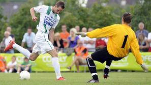 Tim Matavž zaradi lažje poškodbe mišice ta vikend ni igral. (Foto: fcgroningen.n