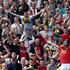 Premier League Manchester United zmaga Tottenham Giggs navijači