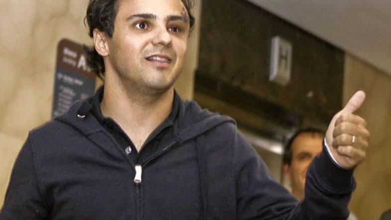 Felipe Massa je bil v domovini dobro razpoložen.