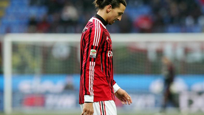 zlatan ibrahimović rdeči karton milan