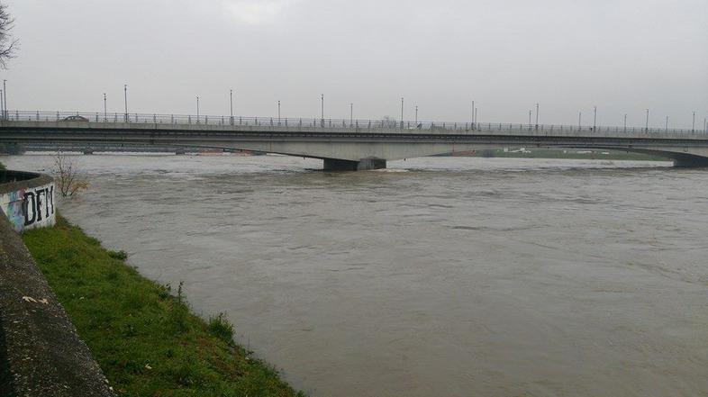 Narasla Drava na Ptuju