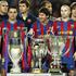 Xavi Hernandez Lionel Messi Andres Iniesta Carles Puyol Josep Guardiola Tito Vil