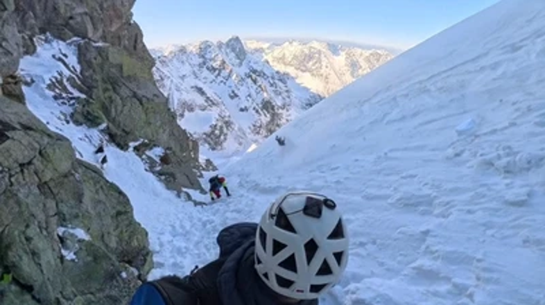 padec alpinist Rysy