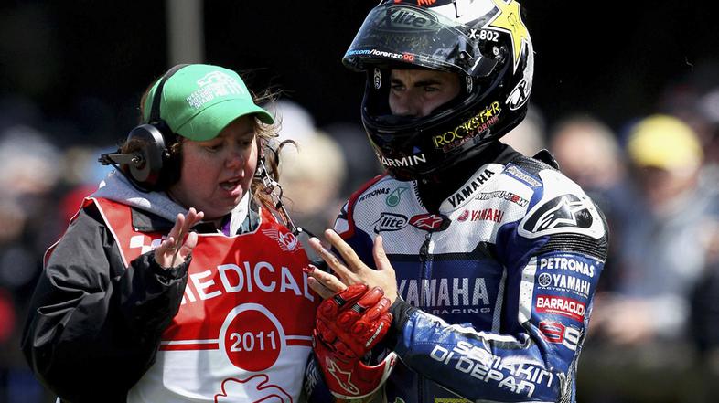 Jorge Lorenzo poškodba