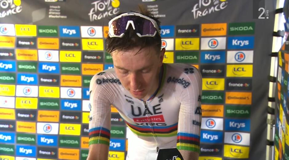 Pogačar | Avtor: zajem zaslona