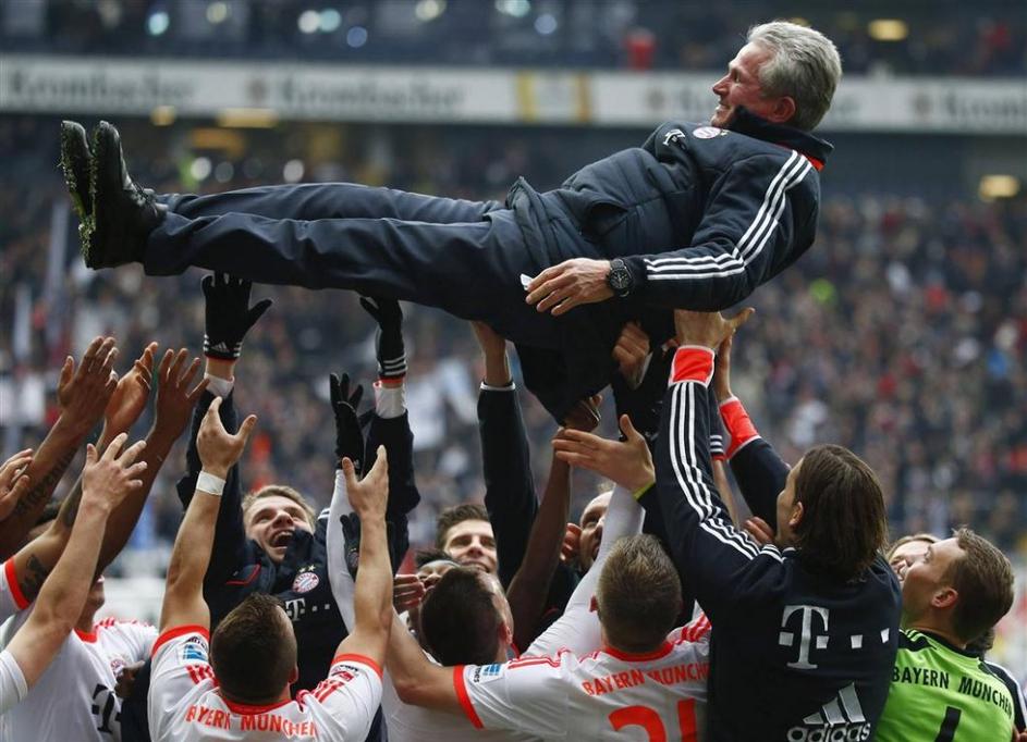 Heynckes Neuer Müller Gomez Van Buyten Eintracht Frankfurt Bayern München 1. Bun