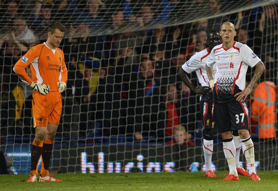 Mignolet Sakho Škrtel Crystal Palace Liverpool EPL