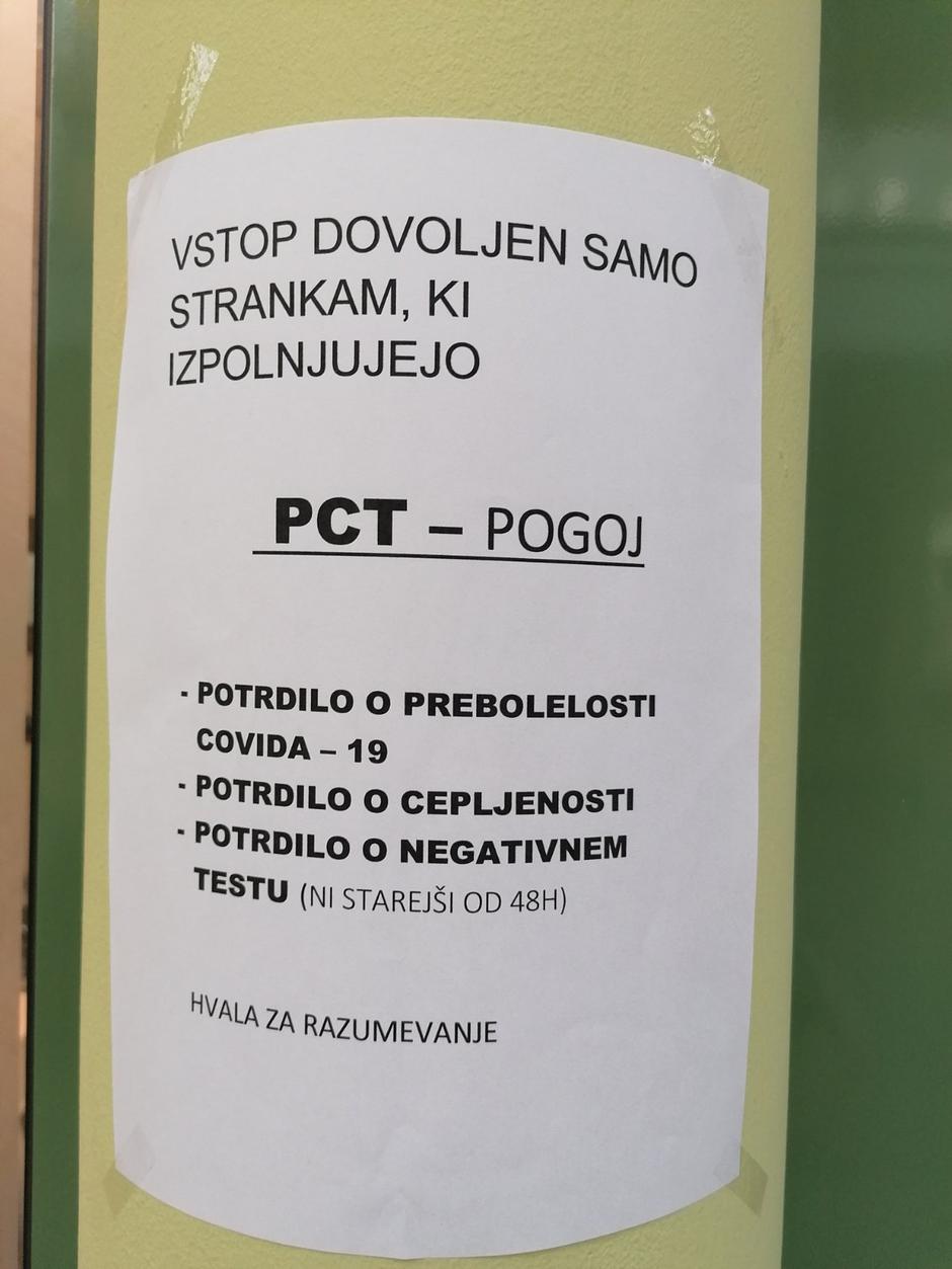 pogoj PCT | Avtor: Žurnal24 
