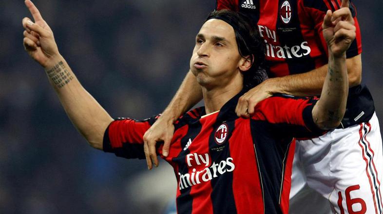 Zlatan Ibrahimović je zaigral za oba milanska kluba. (Foto: Reuters)