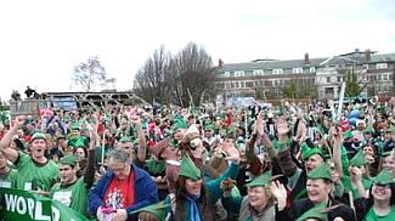 Zelen klobuček je bil skoraj pravilo.