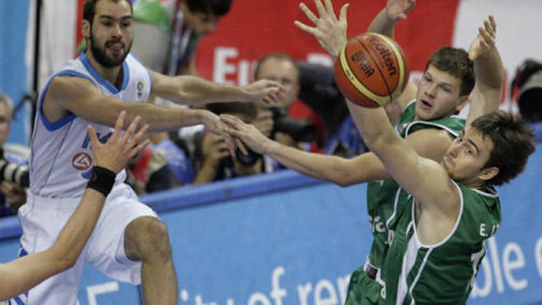 Slovenski košarkarji so bili le dve točki oddaljeni od kolajne.