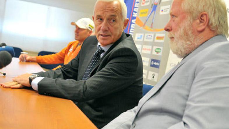Peter Zupan je bil vidno zadovoljen, da so na Pokljuki le stekla obnovitvena del