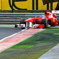 formula vn madžarske 2011 alonso ferrari