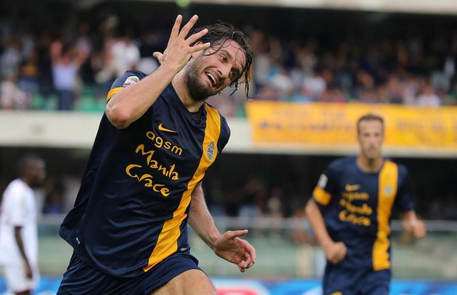 Luca Toni Hellas Verona AC Milan | Avtor: EPA