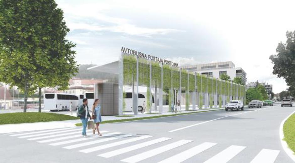 Nova avtobusna postaja Postojna | Avtor: Občina Postojna