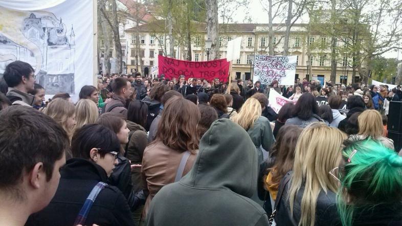 Protest študentov