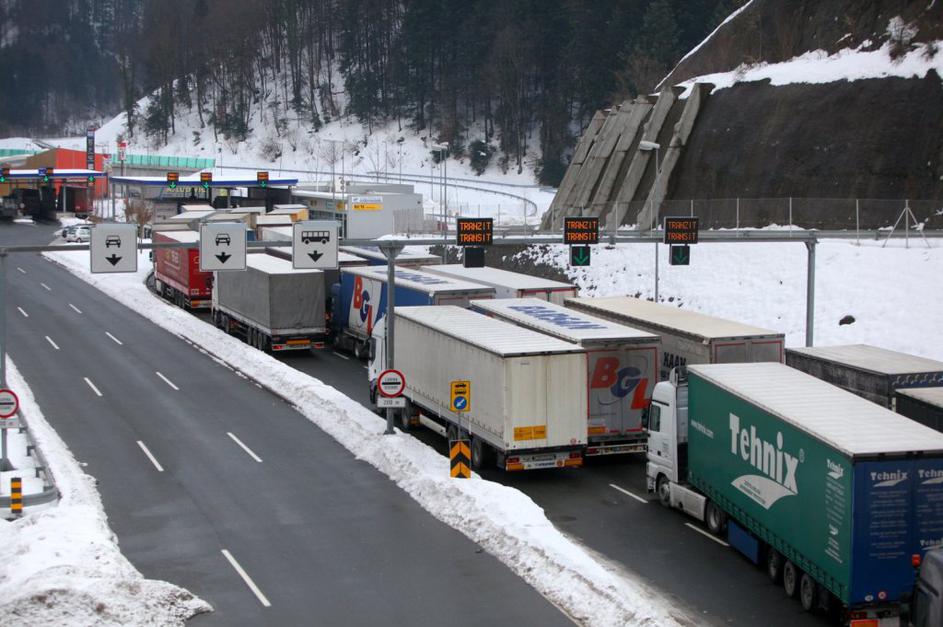 Stavka na mejnem prehodu Gruškovje